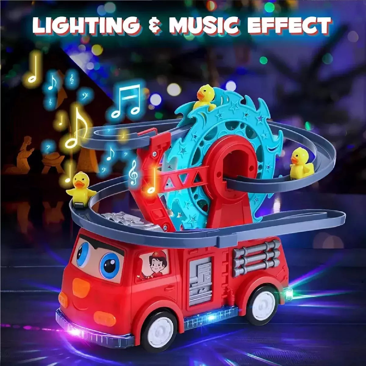 Camión Bombero Patitos -Circuito