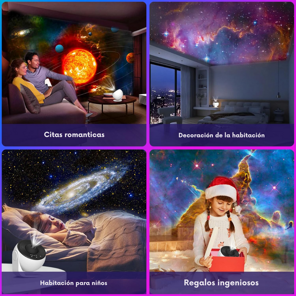 PROYECTOR GALAXIA PLANETARIO 12 en 1