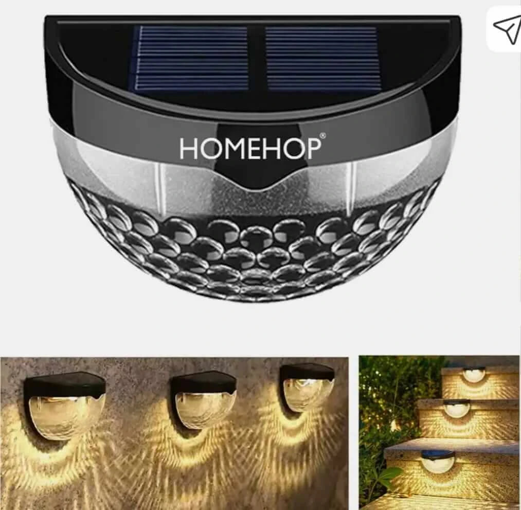 Set x2 Lámparas Solares LED de Pared