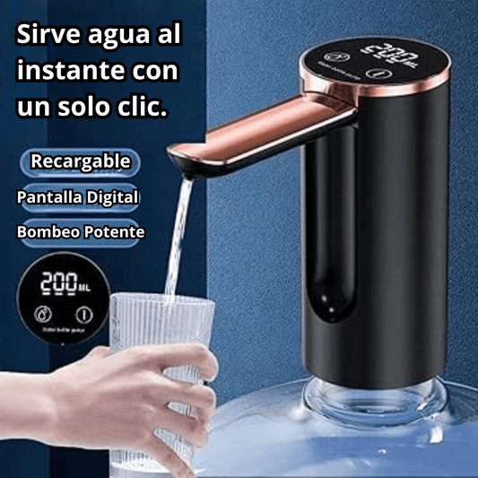 Dispensador Automático de Agua Portátil - Recargable