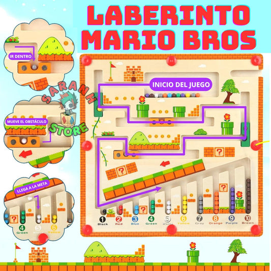 Laberinto Magnético - ¡Aventura al Estilo Mario Bros! 🎮