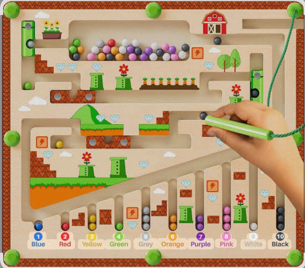 Laberinto Magnético - ¡Aventura al Estilo Mario Bros! 🎮