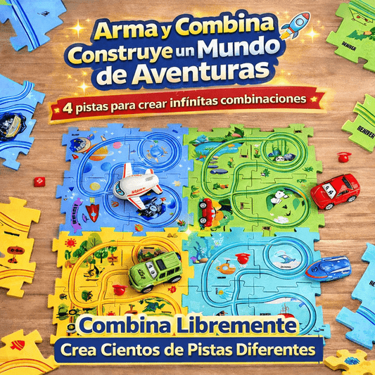 Pista Mágica de Aventuras – Mega Kit 4 en 1