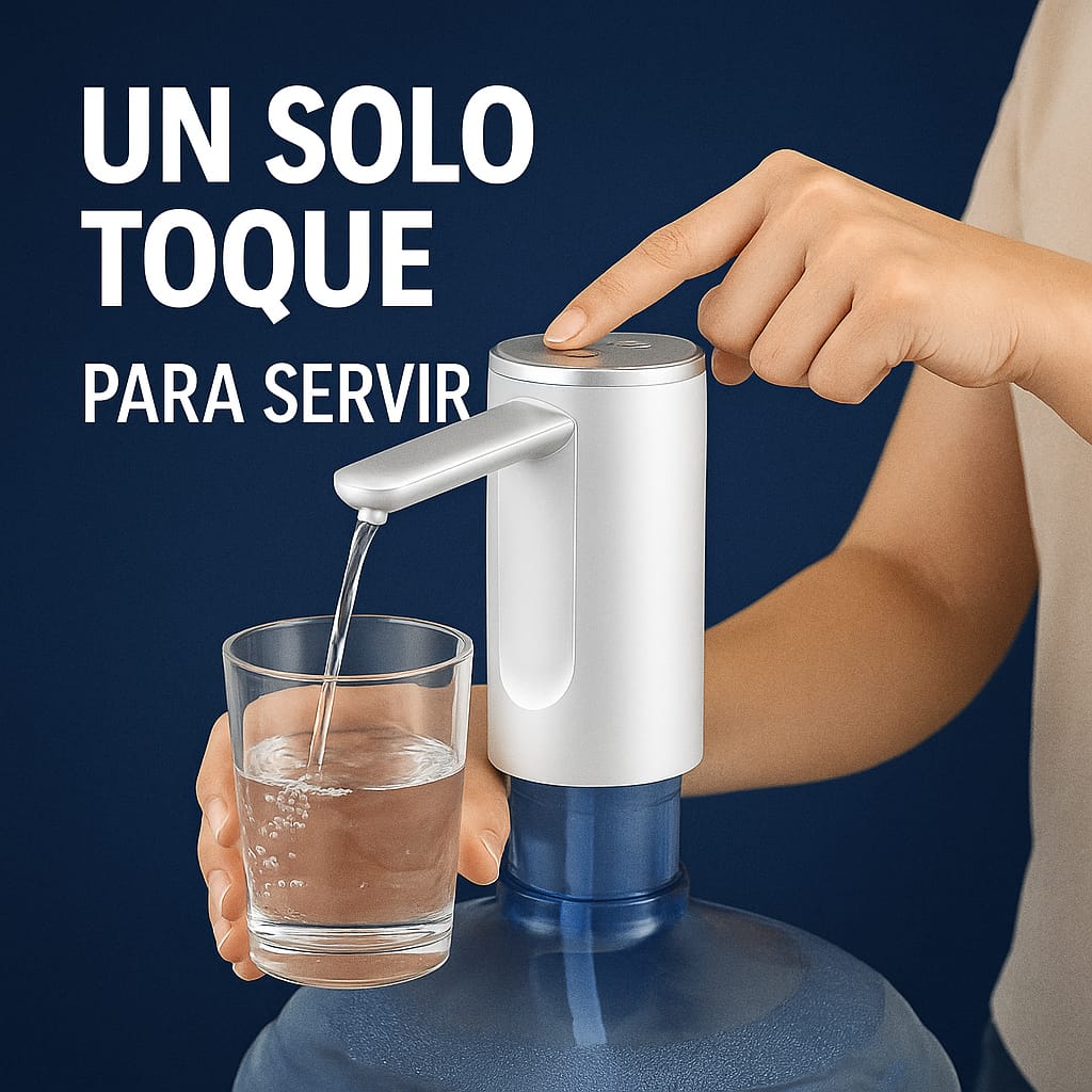 Dispensador Automático de Agua Portátil - Recargable